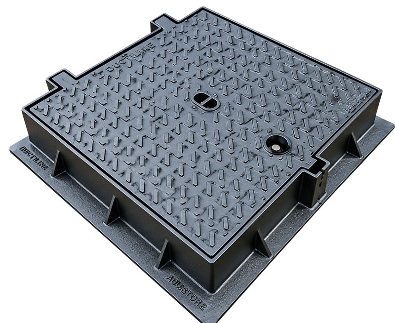 Tapa de pozo de hierro dúctil fabricada por Ductiline